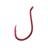 Gamakatsu Octopus Hooks, Size 10, Red, 10 Pk