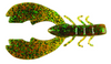 Berkley PowerBait Chigger Craw, 4", Pumpkin Green Fleck, 9 Pk