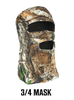 Primos Stretch Fit 3/4 Face Mask, Realtree Edge Camo