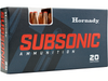 Hornady Subsonic 30-30 Win, 175 Gr Sub-X, 20 Rds