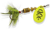 Mepps Aglia In-Line Spinner, Dressed, #2, 1/6 Oz, Chartreuse