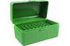 MTM 50 Round Flip Top Medium Rifle Ammo Box, Green
