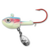 Northland Thumper Jig, 1/4 oz, Glow Rainbow, 2 Pc