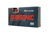 Hornady Sub-X Subsonic, 45-70 GOVT, 410 Gr, 20 Rnds