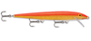 Rapala Original Floating Lure 4 3/8", 3/16, Gold Fluorescent Red