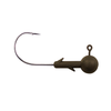 Lunkerhunt Gamefish Ball Head Jig 1/8 Oz 3/0 Hook, Matte Brown 6 Pk