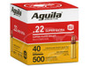 Aguila 22LR Super Extra 40gr High Velocity Solid Point, 500 Rnds