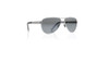 Revision Alphawing Sport Metal Sunglasses, Silver Mirror Lens