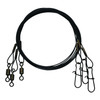 Eagle Claw 18" Steel Wire Leader, 45 lb, 3 Pack