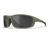 Wiley X Grid, CAPTIVATE Polarized Grey Lenses, Matte Utility Green Frame