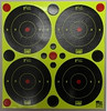 Pro-Shot Splatter Shot 3" Green Bullseye Peel and Stick 48 Target, 12 Sheet