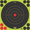 Pro-Shot Splatter Shot 6" Green Bullseye Peel and Stick Target, 12 Pack