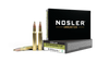 Nosler E-Tip Rifle Ammo 30-06 Spg 168 gr 20 ct Solid Copper