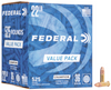 Federal Champion Rimfire Rifle Ammo 22 LR, Copper Plated HP, 36 Grains, 1260 fps, 525 Rnds