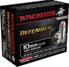 Winchester Defender Elite PDX1 Pistol Ammo 10MM, BJHP, 180 Gr, 1240 fps, Box of 20
