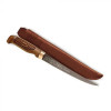 Rapala Fish'n Fillet Superflex 6" Knife, Tooled Leather Sheath