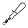 Gamakatsu Duo Lock Snap with Superline Swivel, NS Black, Size 5-120lb, 5 per Pack