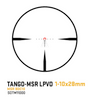 Sig Sauer Tango MSR Scope, 1-10X28MM, 34MM, SFP, Illuminated MSR BDC10 Reticle, 0.5 MOA Capped, Black W/ 1.535 MSR-Mount