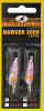 HT Jig-A-Whopper Lazer Hawger 2000 1/8 oz, Silver with Purple Hologram, 2 Pk