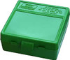 MTM Case-Gard Ammo Box 100 Round Flip-Top 38 - 357, Green