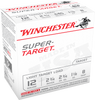 Winchester Super-Target Shotshell 12 GA, 2-3/4 in, No. 8 Shot, 1-1/8oz, 2-3/4 Dr, 1145 fps, 25 Rnds