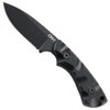 CRKT Siwi Fixed Blade Knife with Sheath Blade Length: 3.341" Plain Edge SK-5 Powder Coat Finish