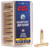 CCI Gamepoint Rimfire Rifle Ammo 22 WMR, JSP, 40 Grains,  50 Rounds
