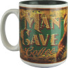 Rivers Edge Bear Man Cave Ceramic Mug, 16 Oz