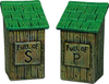 Rivers Edge Salt And Pepper Shakers, Outhouse