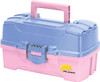 Plano 2 Tray Tackle Box w/Dual Top Access Pink/Periwinkle