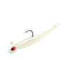 Northland Impulse Rigged Mini Smelt, 1/32oz, 1-1/4", Glo White, 2 rigged, 2 Replacement Tails