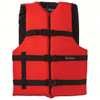 Onyx General Purpose Life Vest Adult PFD, Red, Oversized