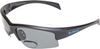 Bluwater Bifocal 2 Polarized Bifocal Sunglasses, 2.0 Magnification, Matte Black Frame/ Gray Lenses