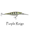 Walleye Nation Creations  WNC Reaper, Deep Diving Crank Bait, Size 4.5", 25' Diving Depth, #4 Hook Size, Purple Reign