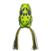 Lunkerhunt Compact Popping Frog 2", Green Tea, 1/2 oz