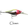 Walleye Nation Creations Shaky Shad Crank Bait, Size 2 3/8", 7' Dive Depth, Clown