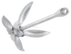 Shoreline Marine 1.5lb Folding Galvanized Anchor