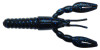 Z-Man Punch CrawZ 4" Soft Plastic Craw, Black/Blue Flake, 6 Pack