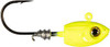 Z-Man Micro Shad HeadZ, 1/8 oz, Chartreuse, 4 Pack