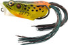 LiveTarget Frog Hollow Body Popper Topwater Lure, 2", 3/0 Hook, 3/8 oz, Emerald/Red, Floating