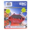EBC  "X" Carbon Graphite Brake Pad Organic - Left, Right, Front Right, Front left, Rear Right, Rear left, Rear Outer - 007474