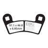 EBC  "SV" Severe Duty Brake Pad Sintered metal - Rear Right, Rear left - 125214