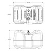 Attwood 12 Gallons Fuel Tank Fuel - 764010