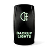Quake LED Backup LED Switch Rocker - QRS-BL-G - 222051