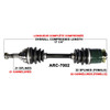 TrakMotive Complete Axle Fits Arctic cat - 216045