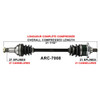 TrakMotive Complete Axle Fits Arctic cat - 216052