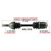 TrakMotive Complete Axle ARCTIC CAT - 216060