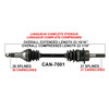 TrakMotive Complete Axle CAN-AM (BRP) - 216061