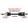 TrakMotive Complete Axle CAN-AM (BRP) - 216064
