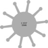 JABSCO RULE Neoprene Impeller Kit - 710210